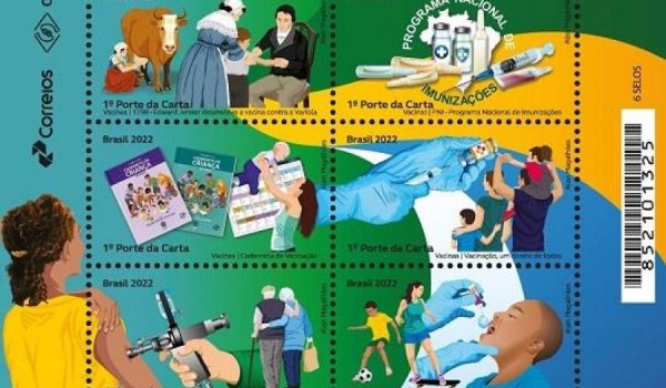 Fiocruz e Correios lançam selos postais de incentivo à vacinação
